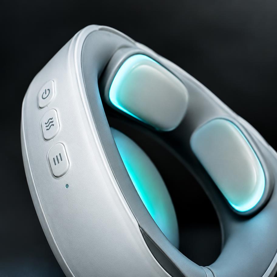 Botões e pads de silicone do massageador